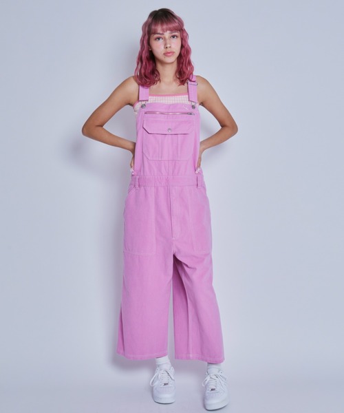 Candy Stripper（キャンディストリッパー）の「CND LIVELY サロペット（サロペット/オーバーオール・レディース・アイボリー/ピンク/ブラック・2）」の22枚目の写真