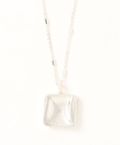 mou(モウ)の「S925 Square pendanttop nacklace(ネックレス・レディース・シルバー/ゴールド・FREE)」の1枚目の写真