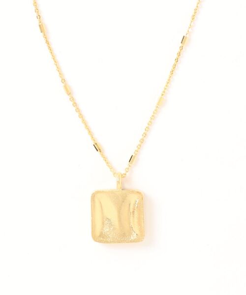 mou(モウ)の「S925 Square pendanttop nacklace(ネックレス・レディース・シルバー/ゴールド・FREE)」の2枚目の写真