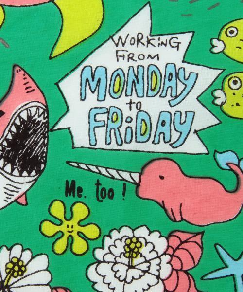 bpr BEAMS（ビーピーアール ビームス ）の「BEAMS / SEA SEAバンダナ（バンダナ/スカーフ・メンズ・ホワイト/ピンク/グリーン/ブルー・ONE SIZE）」の8枚目の写真