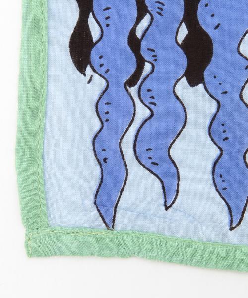 bpr BEAMS（ビーピーアール ビームス ）の「BEAMS / SEA SEAバンダナ（バンダナ/スカーフ・メンズ・ホワイト/ピンク/グリーン/ブルー・ONE SIZE）」の10枚目の写真