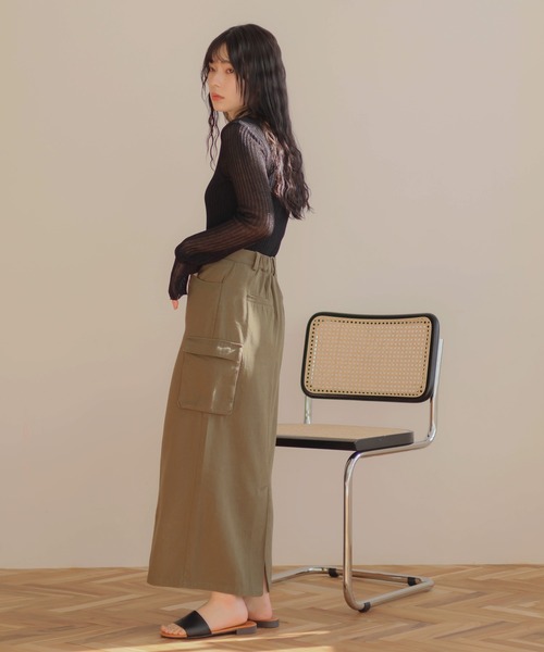 hellam（へラム）の「シアーラメニットプルオーバー（その他トップス・レディース・ベージュ系/ブラック/イエロー・FREE）」の17枚目の写真