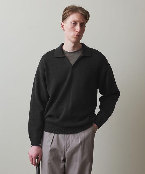 Steven Alan(スティーブンアラン)の「<Steven Alan> CTN HMP SKIPPER -LOOSE/ニット(ニット/セーター・メンズ・ネイビー/ダークグレー・S/M/L/XL)」の17枚目の写真