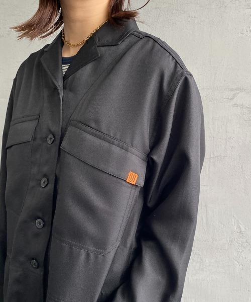 UNIVERSAL OVERALL（ユニバーサルオーバーオール）の「[UNIVERSAL OVERALL/ユニバーサルオーバーオール] 別注 ドライツイル オールインワン（つなぎ/オールインワン・レディース・ブラック/ベージュ・S/M）」の9枚目の写真