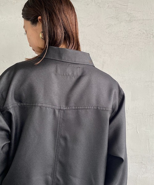 UNIVERSAL OVERALL（ユニバーサルオーバーオール）の「[UNIVERSAL OVERALL/ユニバーサルオーバーオール] 別注 ドライツイル オールインワン（つなぎ/オールインワン・レディース・ブラック/ベージュ・S/M）」の11枚目の写真