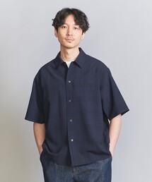 BEAUTY&YOUTH UNITED ARROWS | シアサッカー キャンプカラー ショートスリーブ グランデシャツ(シャツ/ブラウス)