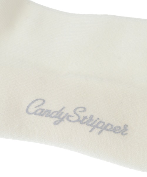 Candy Stripper(キャンディストリッパー)の「ANARCHY BEAR RIB ソックス(ソックス/靴下・レディース・パープル/オフホワイト/ブルー/ブラック・FREE)」の8枚目の写真