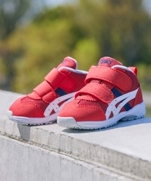 ASICS｜アシックス（キッズ）のスニーカー（レッド/赤色系・面
