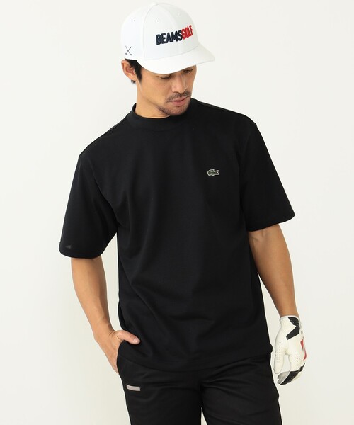 BEAMS GOLF(ビームスゴルフ)の「〈MEN〉Lacoste for BEAMS GOLF / 別注 モックネックシャツ(Tシャツ/カットソー・メンズ・ブラック/ベージュ・XS/S/L/M)」の1枚目の写真