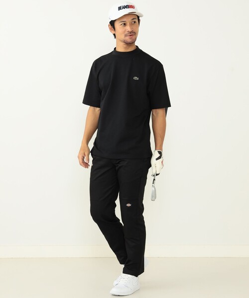 BEAMS GOLF(ビームスゴルフ)の「〈MEN〉Lacoste for BEAMS GOLF / 別注 モックネックシャツ(Tシャツ/カットソー・メンズ・ブラック/ベージュ・XS/S/L/M)」の3枚目の写真