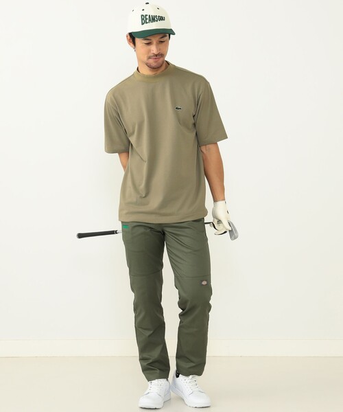BEAMS GOLF(ビームスゴルフ)の「〈MEN〉Lacoste for BEAMS GOLF / 別注 モックネックシャツ(Tシャツ/カットソー・メンズ・ブラック/ベージュ・XS/S/L/M)」の4枚目の写真