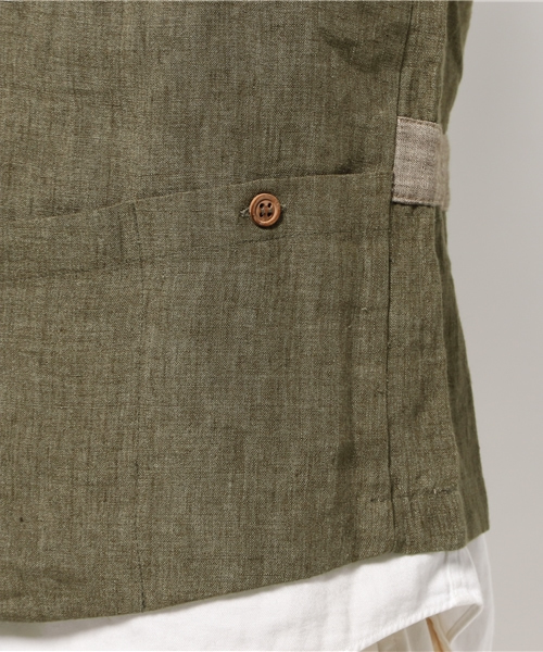 OUTLET（アウトレット）の「【BLOOM&BRANCH】FRANKLPLAINVEST（ベスト・メンズ・カーキ・MEDIUM）」の10枚目の写真
