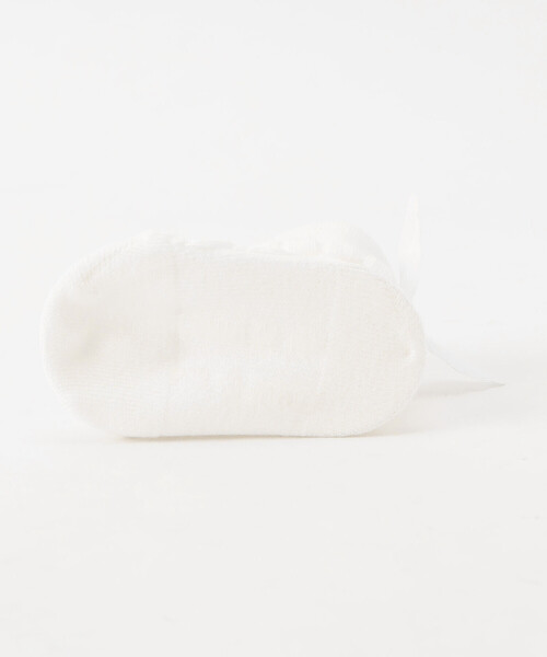 COMME CA ISM（コムサイズム）の「羽モチーフ　カップ入り　折り返しソックス(9-12cm)（ソックス/靴下・キッズ・ホワイト/ピンク・9-12cm）」の5枚目の写真