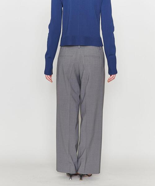 ASTRAET(アストラット)の「<ASTRAET>PE/W トロピカル ストレートパンツ(スラックス・レディース・ダークグレー・1/0)」の16枚目の写真