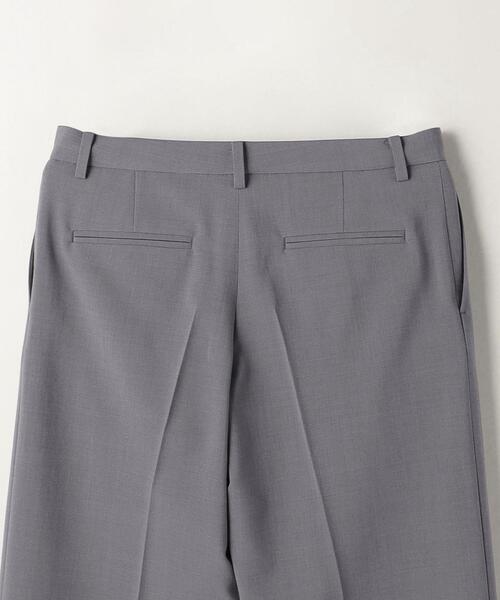 ASTRAET(アストラット)の「<ASTRAET>PE/W トロピカル ストレートパンツ(スラックス・レディース・ダークグレー・1/0)」の17枚目の写真