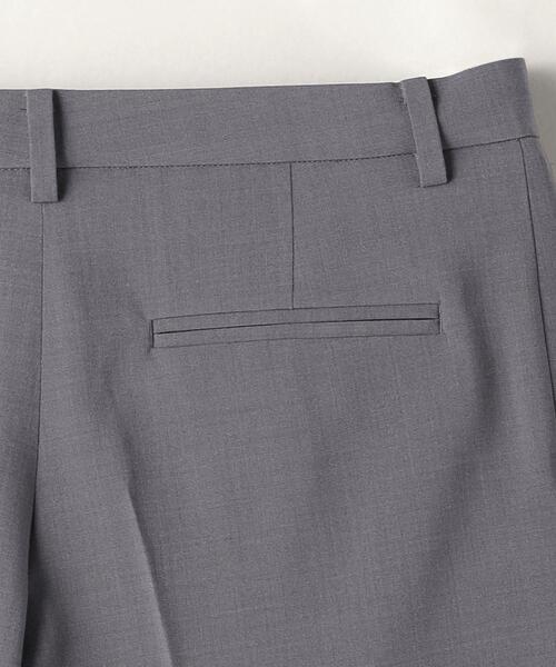 ASTRAET(アストラット)の「<ASTRAET>PE/W トロピカル ストレートパンツ(スラックス・レディース・ダークグレー・1/0)」の11枚目の写真