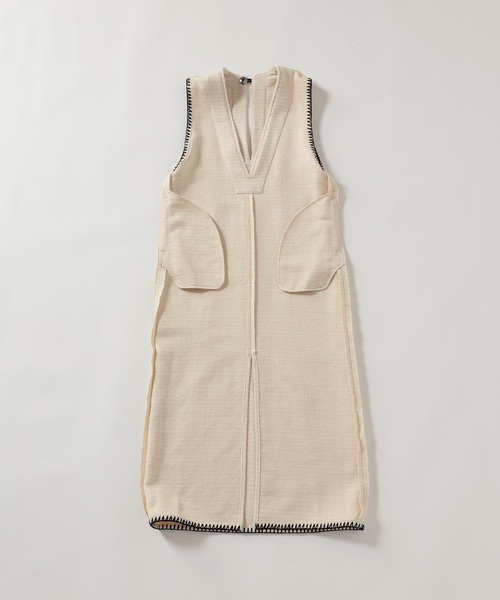 plage（プラージュ）の「GIOLICA ステッチ V/N ワンピース（ワンピース・レディース・アイボリー・FREE）」の10枚目の写真