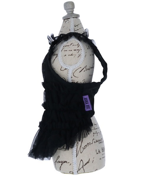 ANNA SUI（アナスイ）の「ANNA SUI/ティアードチュールワンピース（ペットウェア・レディース・ブルー/ブラック・S/2L/XS/M/L/2XS/2M）」の5枚目の写真