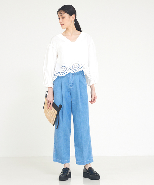 PICHE ABAHOUSE（ピシェ アバハウス）の「【生活防水】厚底ローファー（レインシューズ・レディース・ブラック/アイボリー/ボルドー・38/39/36/37/35）」の5枚目の写真