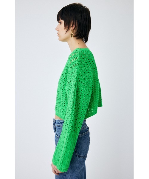 MOUSSY（マウジー）の「OPEN STITCH ニット（ニット/セーター）」 - WEAR