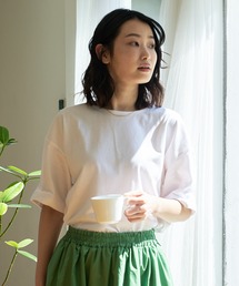 汗染みの目立ちにくいTシャツ ZEROSTAIN ゼロステイン　撥水性　UVカット パフスリーブ　Tシャツ