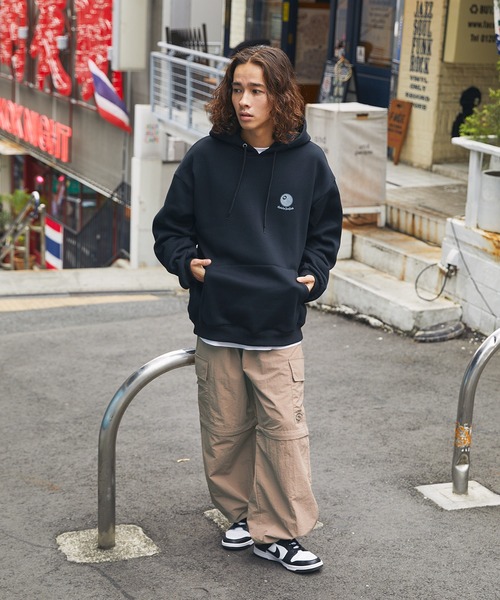 MSG（エムエスジー）の「ナイロン2wayワイドカーゴパンツ　サイドライン（カーゴパンツ・メンズ・オフホワイト/ベージュ/ライム/ブラック/ブラック系・L/M/S/XL）」の13枚目の写真