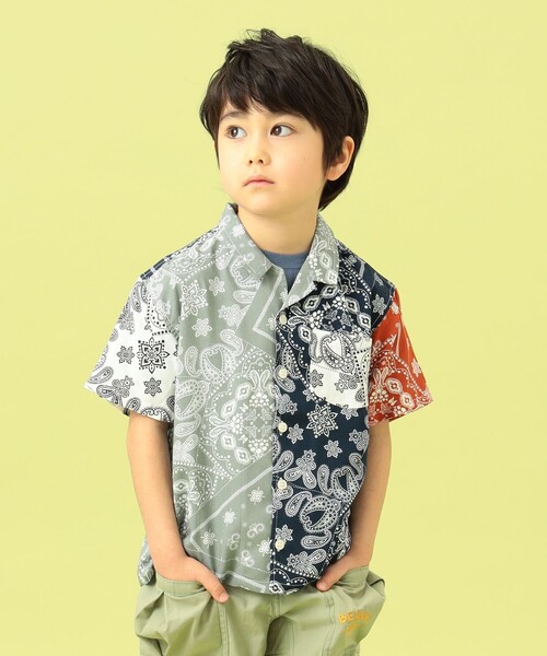 BEAMS mini（ビームスミニ）の「BEAMS mini / レーヨン プリント シャツ 23（90～150cm）（シャツ/ブラウス・キッズ・その他1/その他・100/120/140/150/110/130/90）」の5枚目の写真