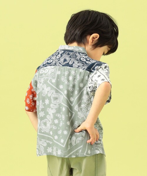 BEAMS mini（ビームスミニ）の「BEAMS mini / レーヨン プリント シャツ 23（90～150cm）（シャツ/ブラウス・キッズ・その他1/その他・100/120/140/150/110/130/90）」の6枚目の写真