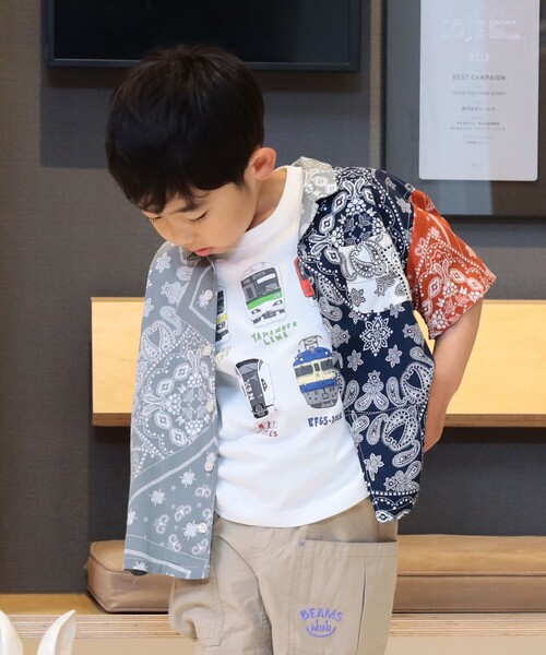BEAMS mini（ビームスミニ）の「BEAMS mini / レーヨン プリント シャツ 23（90～150cm）（シャツ/ブラウス・キッズ・その他1/その他・100/120/140/150/110/130/90）」の7枚目の写真