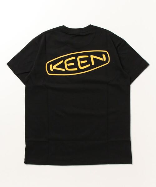 KEEN(キーン)の「KEEN/キーン 半袖Tee ボックスシルエット バックプリント 1028274/1028275/1028277/1029313(Tシャツ/カットソー・メンズ・ベージュ/ホワイト/ブラック/ライトブルー・M/L/XL/S)」の6枚目の写真