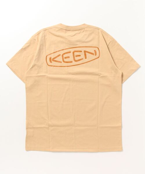 KEEN(キーン)の「KEEN/キーン 半袖Tee ボックスシルエット バックプリント 1028274/1028275/1028277/1029313(Tシャツ/カットソー・メンズ・ベージュ/ホワイト/ブラック/ライトブルー・M/L/XL/S)」の5枚目の写真