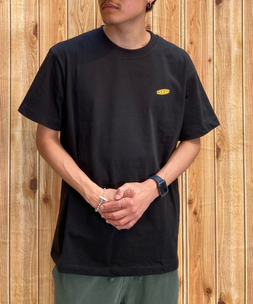KEEN(キーン)の「KEEN/キーン 半袖Tee ボックスシルエット バックプリント 1028274/1028275/1028277/1029313(Tシャツ/カットソー・メンズ・ベージュ/ホワイト/ブラック/ライトブルー・M/L/XL/S)」の16枚目の写真