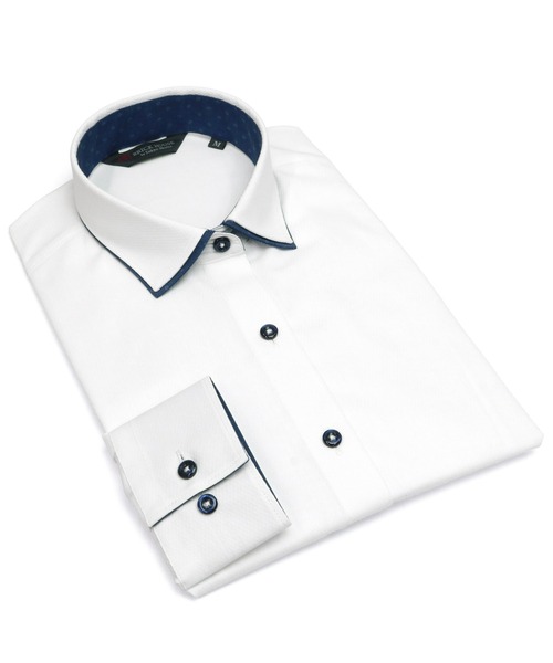 TOKYO SHIRTS(トウキョウシャツ)の「透け防止 形態安定ノーアイロン ワイド 長袖ビジネスワイシャツ(ビジネスシャツ・レディース・ホワイト・S/XL/LL/M/L)」の9枚目の写真