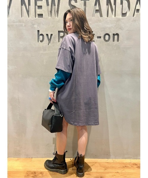 Champion(チャンピオン)の「【Champion】刺繍チュニック(Tシャツ/カットソー・レディース・ホワイト/グリーン/ダークグレー・M/L)」の11枚目の写真