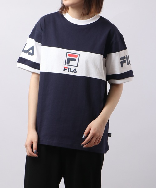 FILA HERITAGE（フィラヘリテージ）の「FILA プリント半袖Tシャツ（Tシャツ/カットソー・メンズ・ネイビー/ホワイト・L/M/XL）」の13枚目の写真