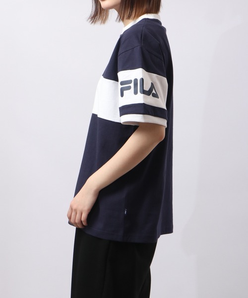 FILA HERITAGE（フィラヘリテージ）の「FILA プリント半袖Tシャツ（Tシャツ/カットソー・メンズ・ネイビー/ホワイト・L/M/XL）」の14枚目の写真