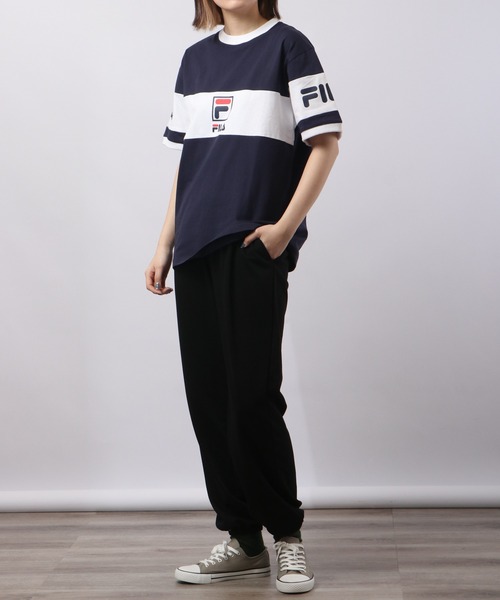 FILA HERITAGE（フィラヘリテージ）の「FILA プリント半袖Tシャツ（Tシャツ/カットソー・メンズ・ネイビー/ホワイト・L/M/XL）」の16枚目の写真