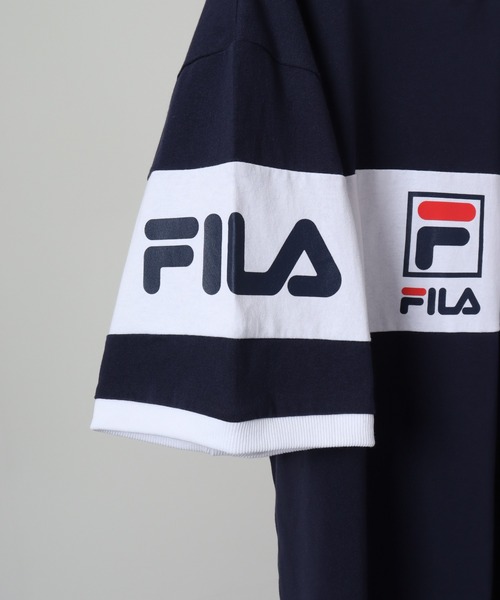 FILA HERITAGE（フィラヘリテージ）の「FILA プリント半袖Tシャツ（Tシャツ/カットソー・メンズ・ネイビー/ホワイト・L/M/XL）」の10枚目の写真