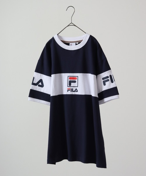 FILA HERITAGE（フィラヘリテージ）の「FILA プリント半袖Tシャツ（Tシャツ/カットソー・メンズ・ネイビー/ホワイト・L/M/XL）」の7枚目の写真