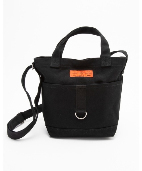 RVCA（ルーカ）の「RVCA メンズ  CHAINMAIL SMALL CANVAS BAG バッグ【2023年春夏モデル】/ルーカキャンバススモールトート（トートバッグ・メンズ・ブラック/ホワイト・FREE）」の10枚目の写真