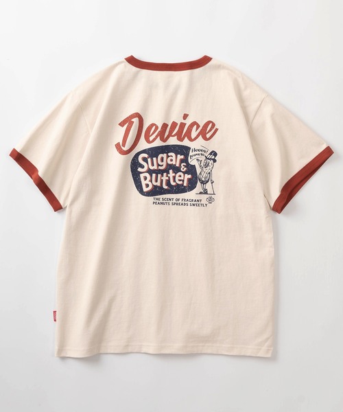 POWER TO THE PEOPLE（パワートゥーザピープル）の「【POWER TO THE PEOPLE/パワー トゥザ ピープル】ビッグシルエット ワンポイントロゴ＆バックデザイン ヘビーウェイト半袖Tシャツ/【リンガー/ラグラン】（Tシャツ/カットソー・メンズ・ホワイト×グレー/イエロー×グレー/ミント/ホワイト×ネイビー/ホワイト系その他/ホワイト×レッド・L/M）」の8枚目の写真