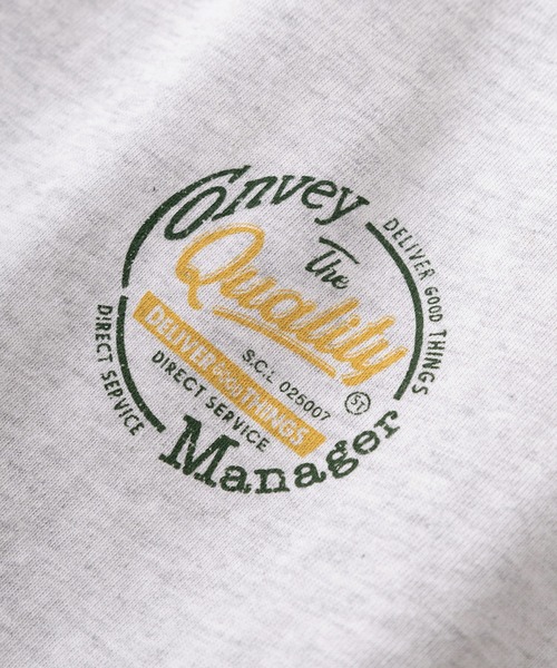 POWER TO THE PEOPLE（パワートゥーザピープル）の「【POWER TO THE PEOPLE/パワー トゥザ ピープル】ビッグシルエット ワンポイントロゴ＆バックデザイン ヘビーウェイト半袖Tシャツ/【リンガー/ラグラン】（Tシャツ/カットソー・メンズ・ホワイト×グレー/イエロー×グレー/ミント/ホワイト×ネイビー/ホワイト系その他/ホワイト×レッド・L/M）」の18枚目の写真