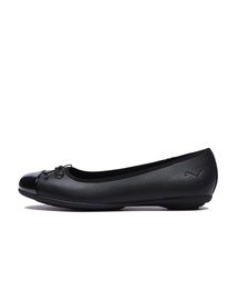 PUMA(�v�[�})��PUMA �v�[�} W YONGI FLAT RIBBON �����M �t���b�g ���{�� 394160 ABC-MART���� *01BLK/R.GOLD(�X�j�[�J�[)