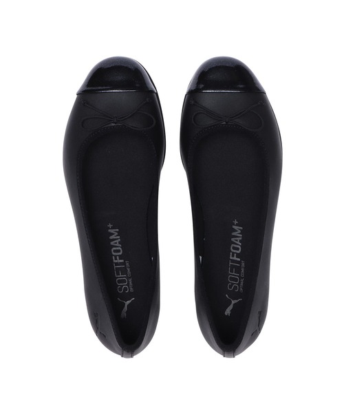 ♡新品未開封♡ ツイストリボンフレアーワンピース チャコールグレー×ブラック PUMA レディース プーマ W YONGI FLAT RIBBON ヨンギ フラット