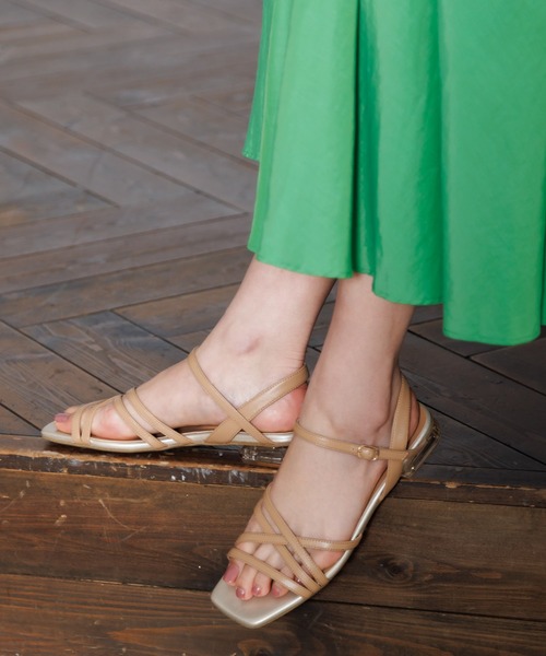 HIMIKO（ヒミコ）の「【HIMIKO】クリアヒールフラットサンダル/631228（サンダル・レディース・グレー/ブルー/ブラウン/オレンジ・23.0cm/23.5cm/24.0cm/26.0cm/22.5cm/25.5cm/25.0cm/24.5cm/22.0cm）」の8枚目の写真