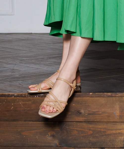 HIMIKO（ヒミコ）の「【HIMIKO】クリアヒールフラットサンダル/631228（サンダル・レディース・グレー/ブルー/ブラウン/オレンジ・23.0cm/23.5cm/24.0cm/26.0cm/22.5cm/25.5cm/25.0cm/24.5cm/22.0cm）」の10枚目の写真