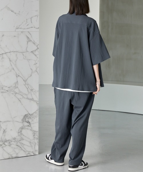 Alfred Alex】drape side ring code double gilet / TR-TW