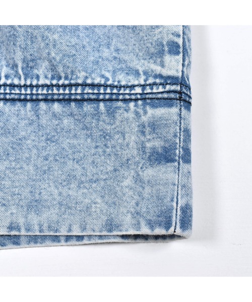 ZIDDY（ジディ）の「ZIDDY/デニムドッキングワンピース(130~160cm)（ワンピース・キッズ・グレー/ブラック・130/140/150/160）」の12枚目の写真