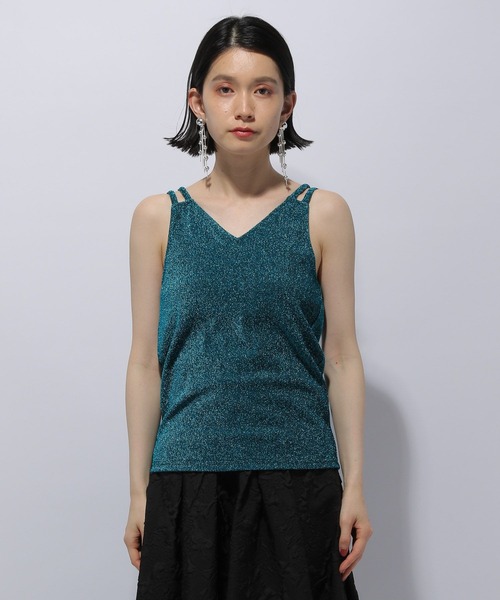 HARE（ハレ）の「ラメVネックタンク(HARE)（タンクトップ）」 - WEAR