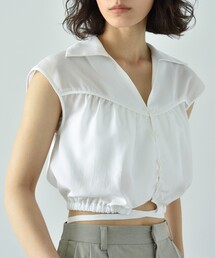 CODE A | waist ribbon blouse(シャツ/ブラウス)